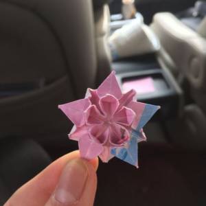 精致漂亮的折纸樱花星星制作详细图解教程