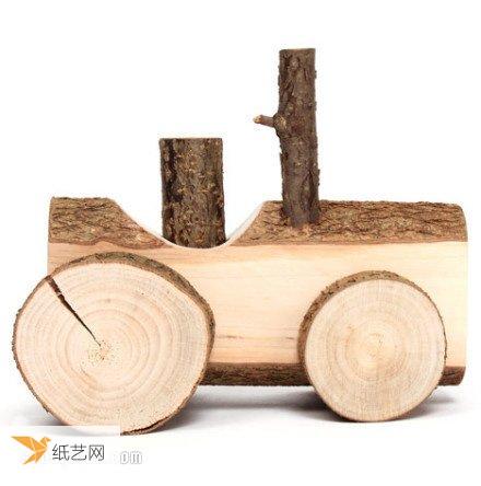 利用原木打造的好玩又耐玩的儿童玩具