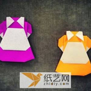 母亲节手工折纸围裙的制作方法教程 创意母亲节手工礼物