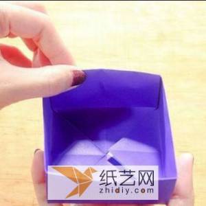 简单折纸收纳盒的折叠教程 手把手教你如何做折纸盒