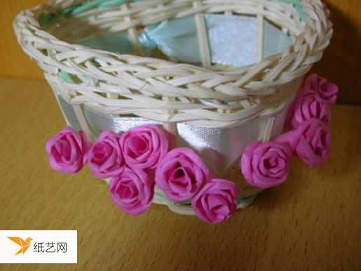特别简单的手揉纸玫瑰花的折叠方法步骤图解