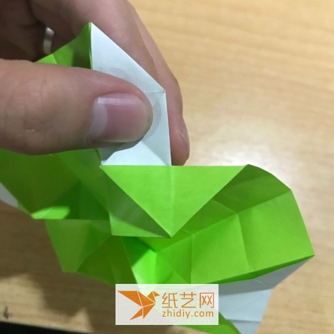 折り紙-折纸•玫瑰II 第31步