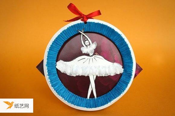 使用纸盘手工制作个性的芭蕾舞者的方法教程