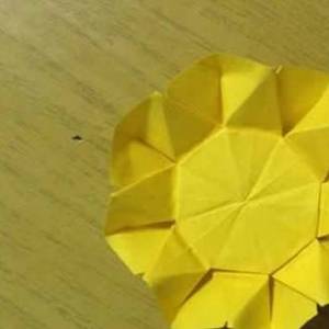 详细讲解向日葵折纸的步骤图解