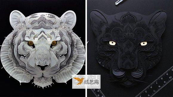 马尼拉艺术家创作动物纸雕为脆弱野生动物募款