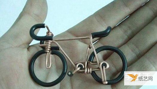 使用铜丝手工制作自行车的方法教程图解