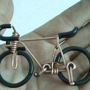 使用铜丝手工制作自行车的方法教程图解
