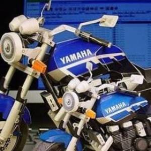 YAMAHA XJR1300 经典摩托车纸模型全面赏析