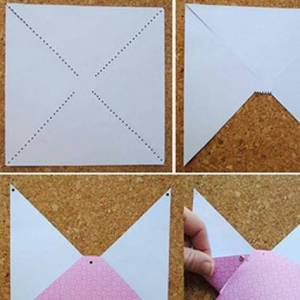 简单的纸蝴蝶结制作方法图解
