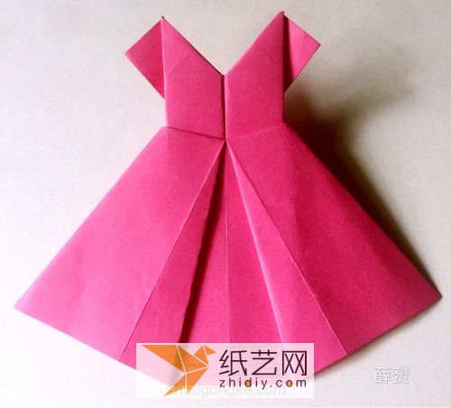 纸裙折法 第17步
