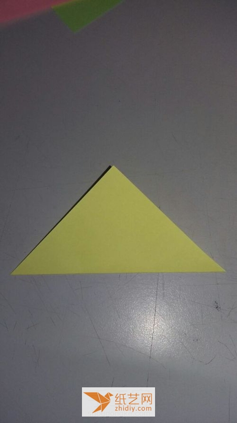 三角形收纳盒 第2步