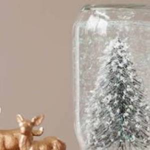 浪漫雪景玻璃瓶的自制方法
