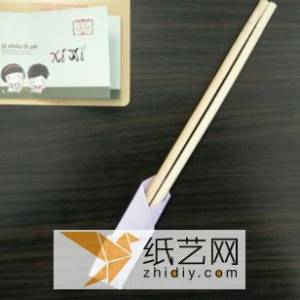 超实用折纸筷子袋 新年聚会时候用得上