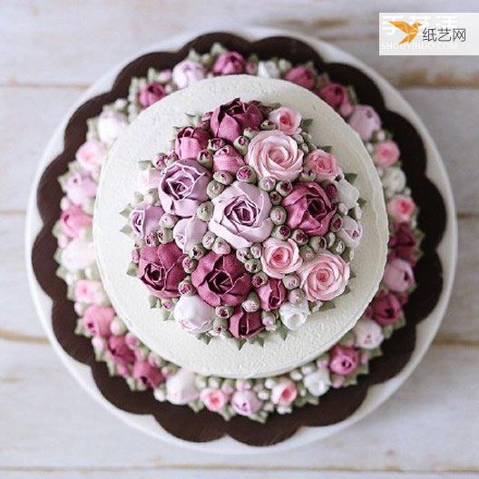 出神入化的超美裱花蛋糕图片方法教程