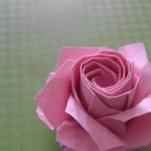 讲述福山玫瑰花的折法图解