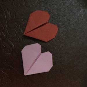 小巧简单折纸心情人节礼物制作教程
