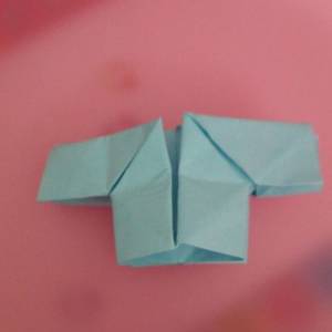 儿童折纸小衣服的手工图解教程 小朋友们喜欢的折纸