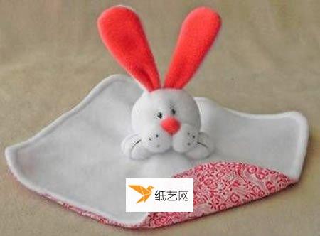 手工制作可爱的不织布兔子玩偶