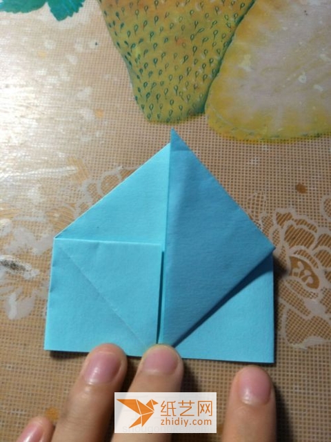 金字塔纸折 第6步