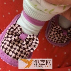 纯棉舒适的布艺宝宝鞋 亲手制作的儿童节礼物