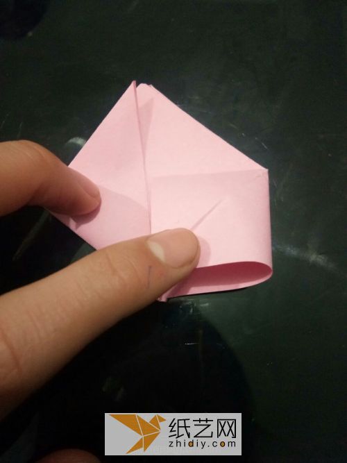 简单的爱心折纸 第8步