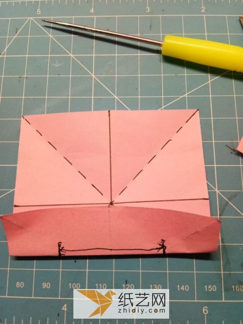 简单的小纸花（原创）~ 第5步