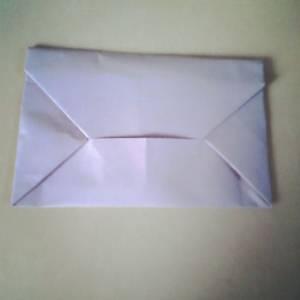超简单折纸信封 圣诞节贺卡信封