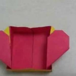 怎样使用折纸做出好玩的爱心盒子
