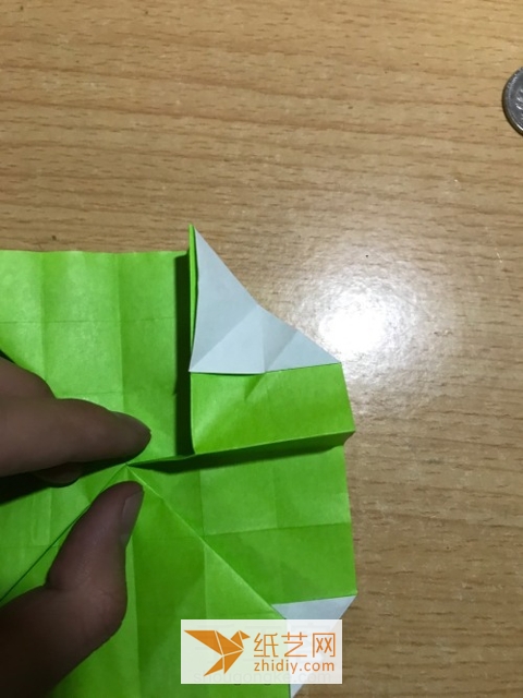 折り紙-折纸•玫瑰II 第22步