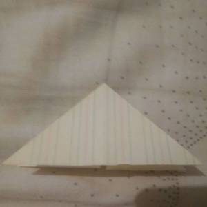 新手入门折纸三角形基础制作的教程图解