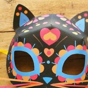 特别个性可爱的猫面具制作方法教程图解