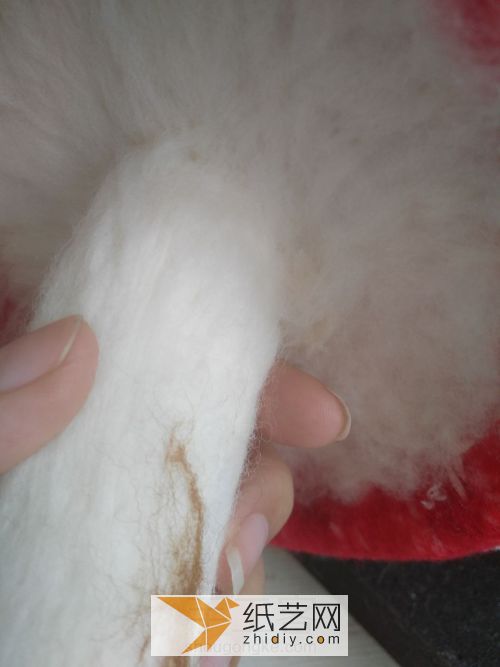 羊毛毡毒蘑菇 第7步