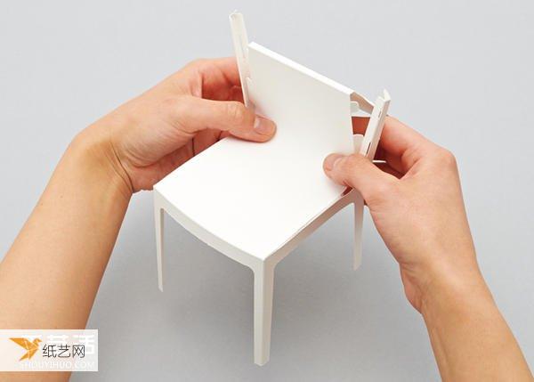 手工制作折纸单人椅、扶手椅和沙发的图片教程