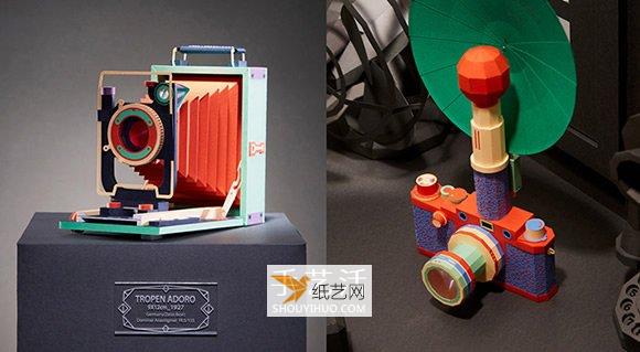 首尔艺术家亲自打造一比一复古纸相机