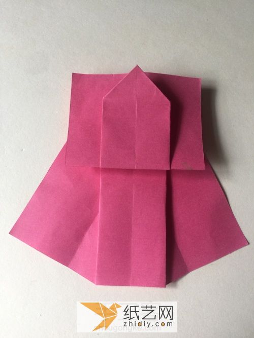 纸裙折法 第10步