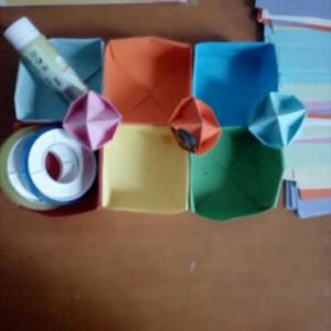 随意组合的折纸盒子收纳的制作方法