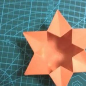 和大家分享六角星盒子的折法图解