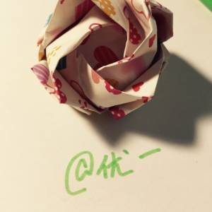 详细手把手的川崎玫瑰折纸制作教程