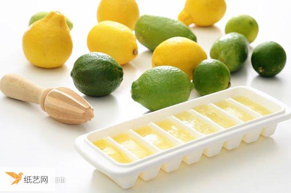 非常简单的自制柠檬冰块的方法教程