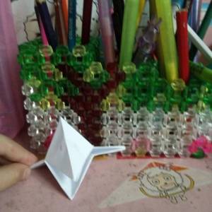 美术课上做的折纸乌鸦