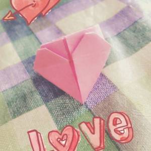 教你怎么制作折纸爱心戒指做情人节礼物