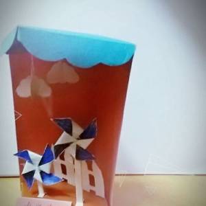 立体纸艺画手工制作图解教程 一个创意DIY折纸制作