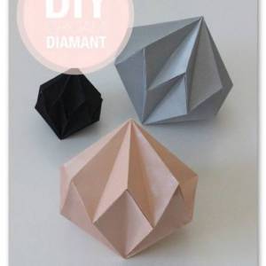 折纸钻石的手工折叠方法步骤