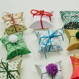 利用折纸折叠喜糖盒的详细图解