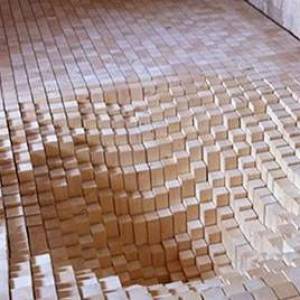 使用3000块木头方块制作地板吞噬的“陷阱”