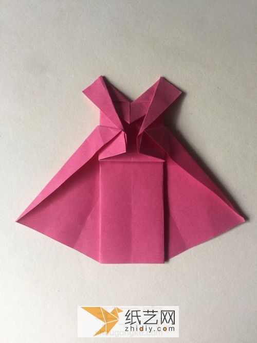纸裙折法 第15步