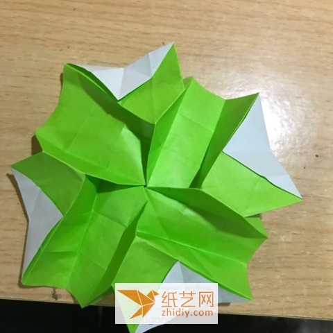 折り紙-折纸•玫瑰II 第30步