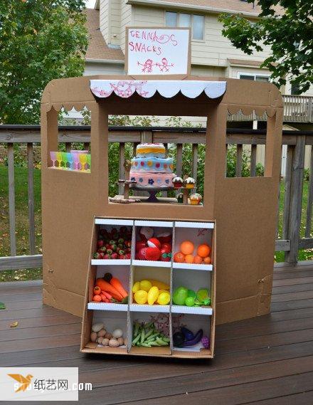 纸箱废物利用制作个性的孩子们最喜爱的玩具