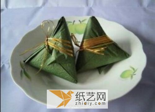 折纸粽子(转) 第2步