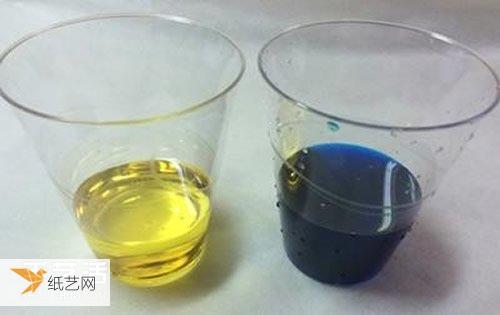 一个简单油水分离小实验：利用不同密度让油和水分离